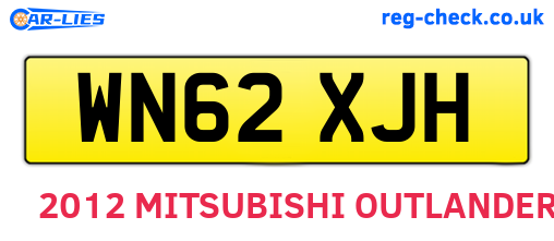 WN62XJH are the vehicle registration plates.
