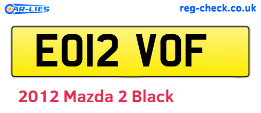 Black 2012 Mazda 2 (EO12VOF)