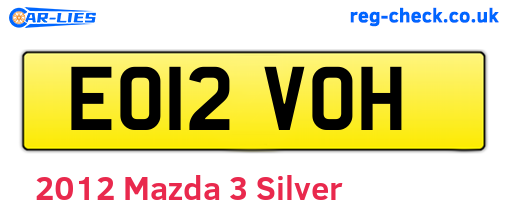 Silver 2012 Mazda 3 (EO12VOH)