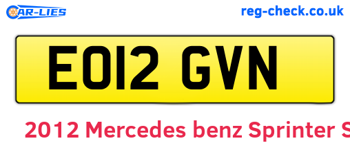 Silver 2012 Mercedes-benz Sprinter (EO12GVN)