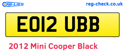 Black 2012 Mini Cooper (EO12UBB)