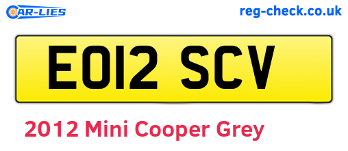 Grey 2012 Mini Cooper (EO12SCV)