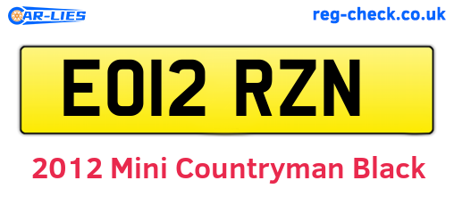 Black 2012 Mini Countryman (EO12RZN)