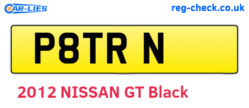 P8TRN are the vehicle registration plates.