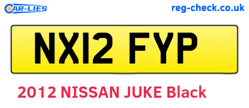 NX12FYP are the vehicle registration plates.