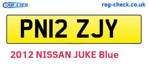 PN12ZJY are the vehicle registration plates.