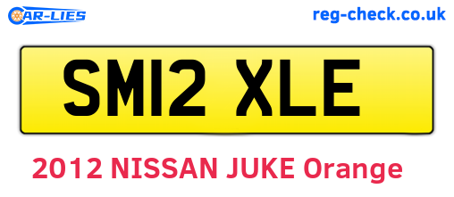 SM12XLE are the vehicle registration plates.