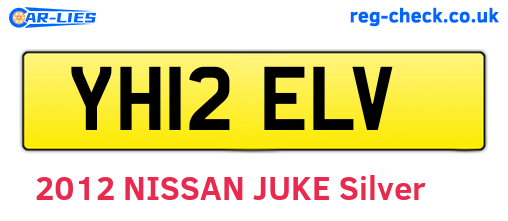 YH12ELV are the vehicle registration plates.