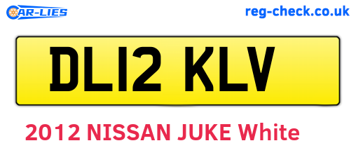 DL12KLV are the vehicle registration plates.