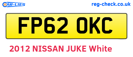 FP62OKC are the vehicle registration plates.
