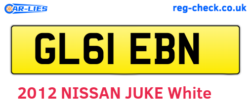 GL61EBN are the vehicle registration plates.