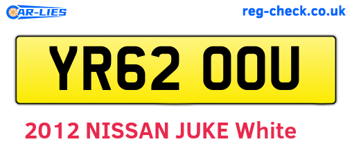 YR62OOU are the vehicle registration plates.