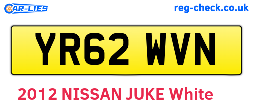 YR62WVN are the vehicle registration plates.
