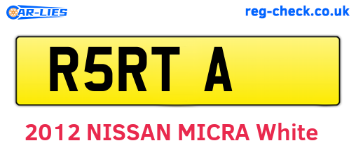 R5RTA are the vehicle registration plates.