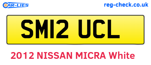 SM12UCL are the vehicle registration plates.