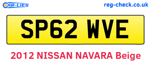 SP62WVE are the vehicle registration plates.