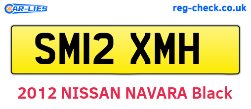 SM12XMH are the vehicle registration plates.