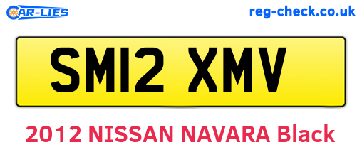 SM12XMV are the vehicle registration plates.