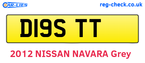 D19STT are the vehicle registration plates.