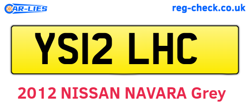 YS12LHC are the vehicle registration plates.