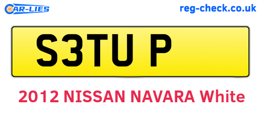 S3TUP are the vehicle registration plates.