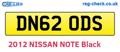 DN62ODS are the vehicle registration plates.