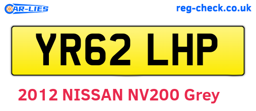 YR62LHP are the vehicle registration plates.