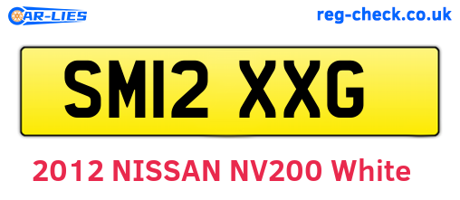 SM12XXG are the vehicle registration plates.