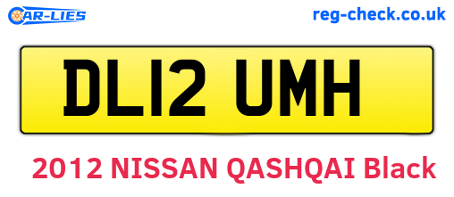 DL12UMH are the vehicle registration plates.