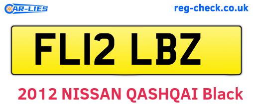 FL12LBZ are the vehicle registration plates.