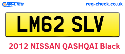 LM62SLV are the vehicle registration plates.