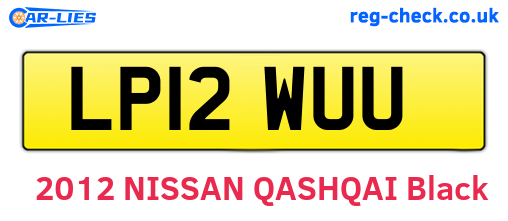 LP12WUU are the vehicle registration plates.