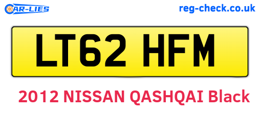 LT62HFM are the vehicle registration plates.