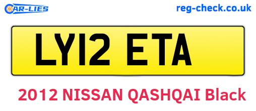 LY12ETA are the vehicle registration plates.