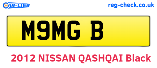 M9MGB are the vehicle registration plates.