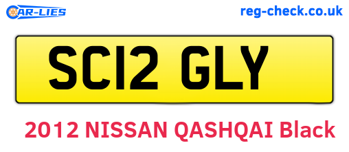 SC12GLY are the vehicle registration plates.