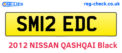 SM12EDC are the vehicle registration plates.