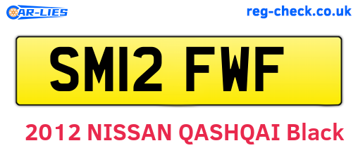 SM12FWF are the vehicle registration plates.