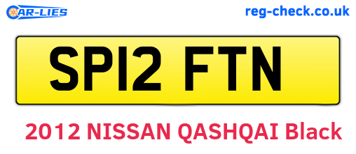 SP12FTN are the vehicle registration plates.