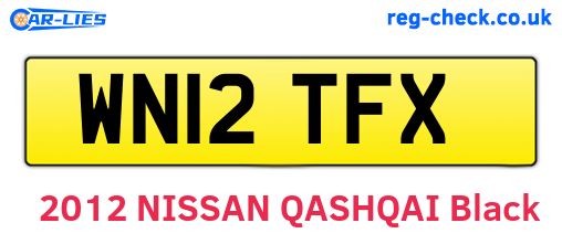 WN12TFX are the vehicle registration plates.