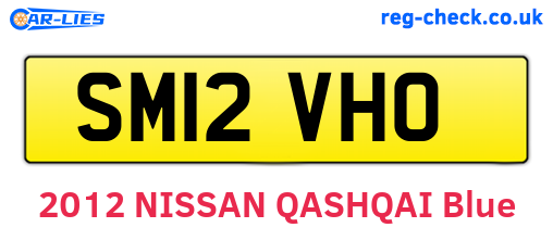 SM12VHO are the vehicle registration plates.