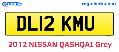 DL12KMU are the vehicle registration plates.