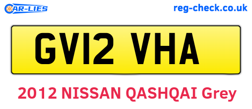 GV12VHA are the vehicle registration plates.