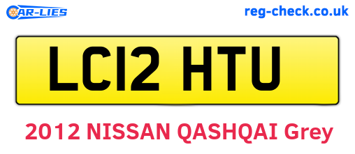 LC12HTU are the vehicle registration plates.