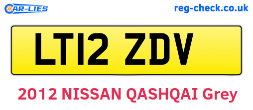 LT12ZDV are the vehicle registration plates.