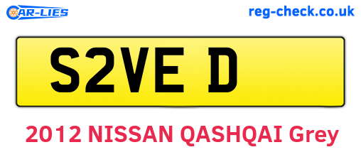 S2VED are the vehicle registration plates.