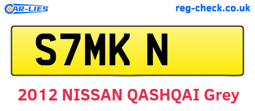 S7MKN are the vehicle registration plates.