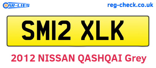 SM12XLK are the vehicle registration plates.