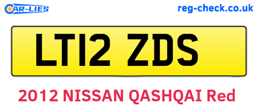 LT12ZDS are the vehicle registration plates.