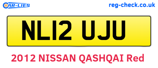 NL12UJU are the vehicle registration plates.